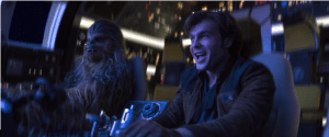 Han Solo and Chewbaca