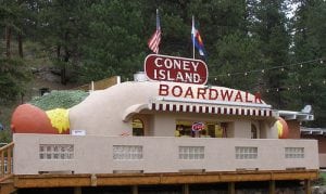 Coney Island hot dog stand