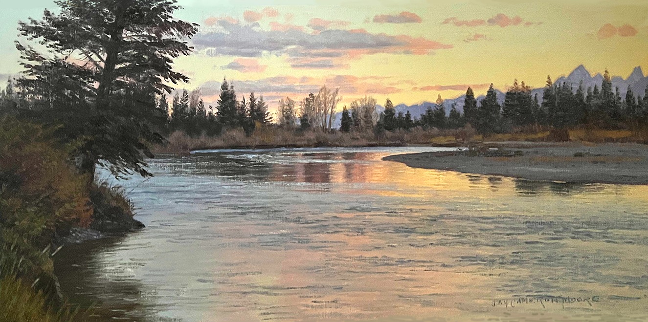 Jay Moore's painting titled Days End