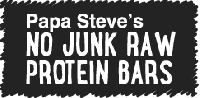 Papa Steve’s No Junk Raw Protein Bars - , 