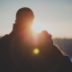 couple watching the sunset